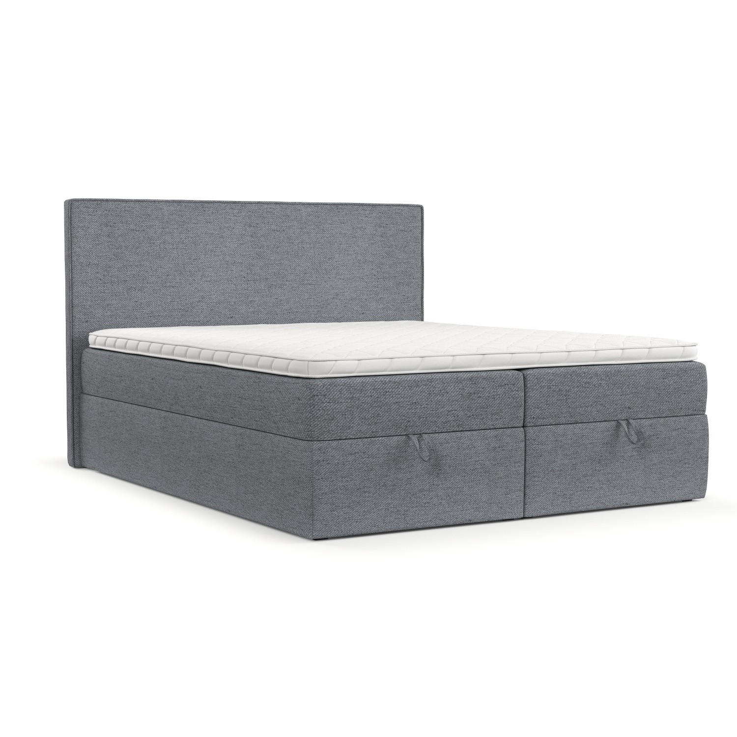 AltaBeds Boxbett Grau 160x200 cm