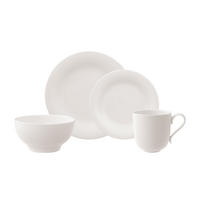 KOMBI-SET New Cottage Basic weiß 4er Set - Weiß, Keramik (1/1/1cm) - Villeroy & Boch