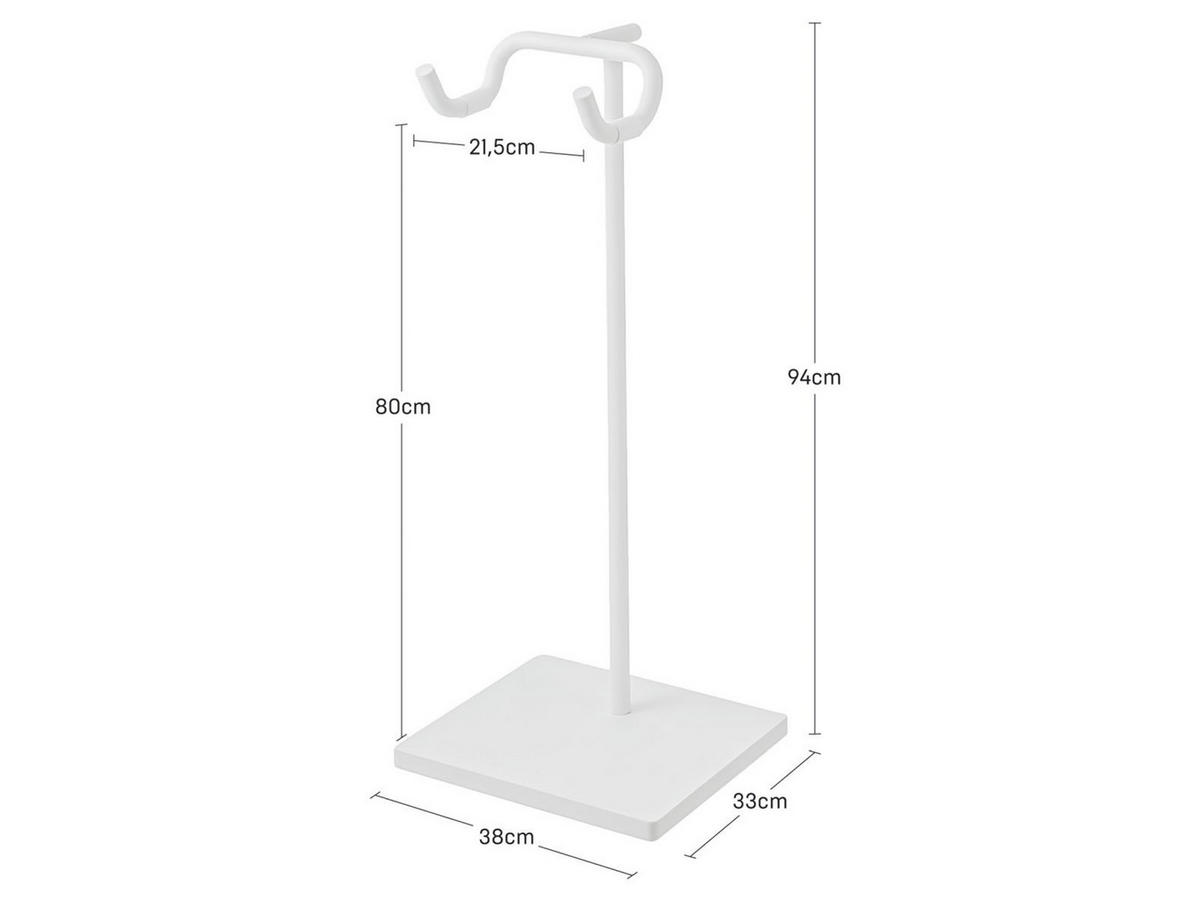 FAHRRAD-STÄNDER Tower weiß 38/92/33 cm für die Wohnung - Weiß, Metall (38/94/33cm) - Yamazaki