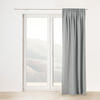 FERTIGVORHANG mit Schlaufenband hellgrau 140 x 280 cm - Hellgrau, Textil (140/280/1cm) - Dekoria