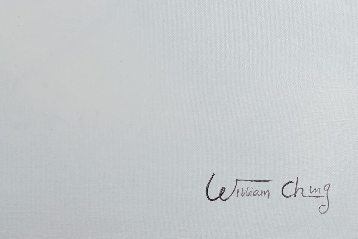 ACRYLBILD HANDGEMALT 150/50 cm - Gelb/Silberfarben, Holz/Textil (2/50cm) - KUNSTLOFT