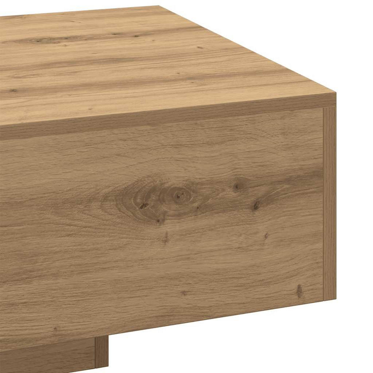 COUCHTISCH Artisan-Eiche 100/49,5/31 Cm Holzwerkstoff - Braun, Holzwerkstoff (100/49.5/31cm) - vidaXL