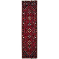 LÄUFER Orient handgeknüpft Gashgai Rot 301/82 cm Schurwolle - Rot, Textil (82/301cm) - Looma