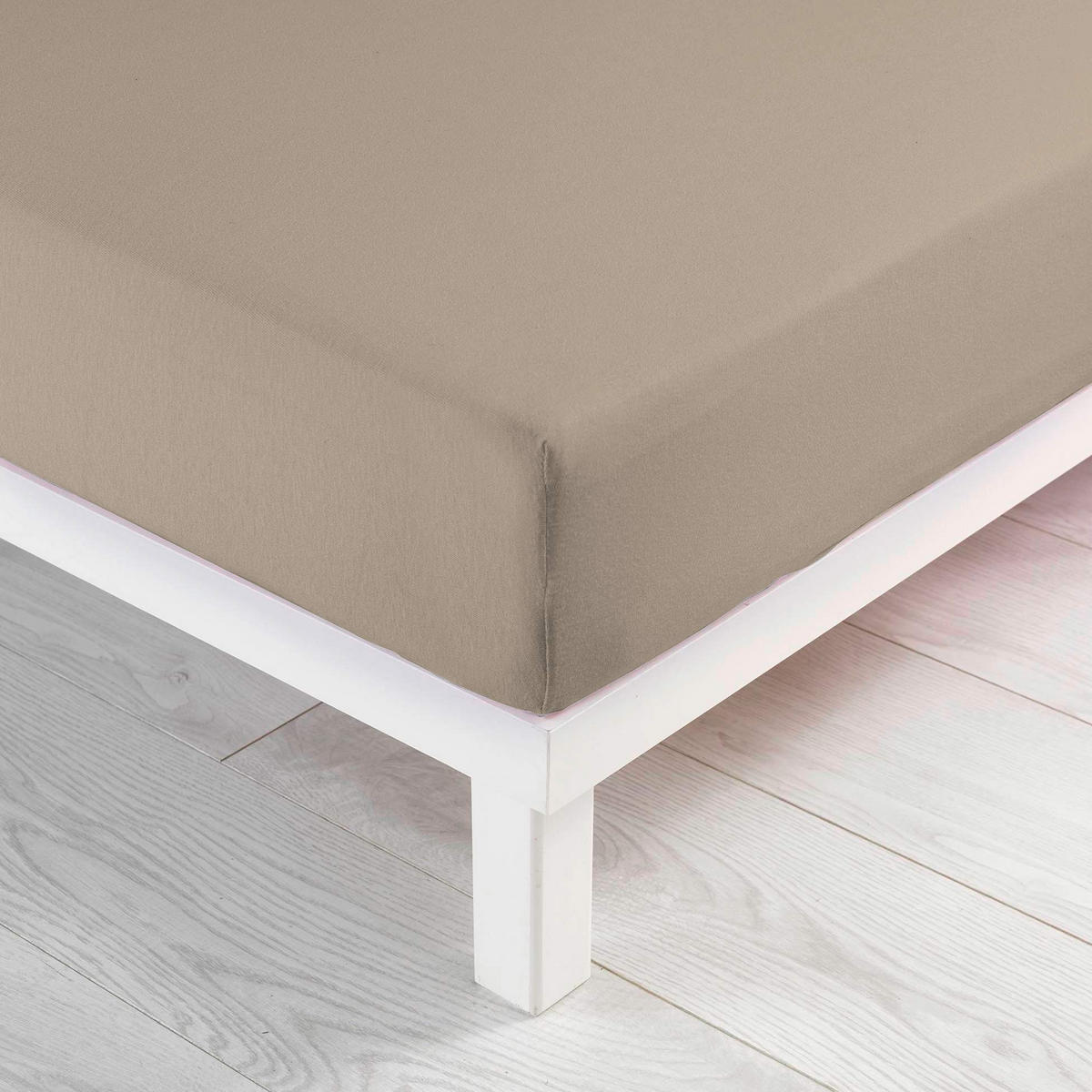 SPANNBETTLAKEN Baumwolle 160/200 cm - Beige, Naturmaterialien (200/160cm) - Douceur d´intérieur
