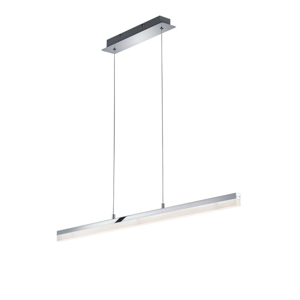 LED HÄNGELEUCHTE Chrom Silber - Silberfarben, Metall (2/115/120cm)