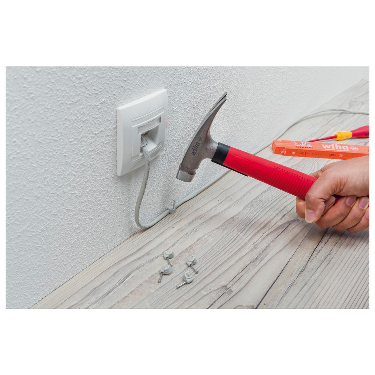 ELEKTRIKER-HAMMER, 300 g - Multicolor, Kunststoff (358/128/31cm) - Wiha