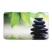 BADTEPPICH Harmony 70 x 110 cm - Grün, Textil (50/80cm) - Sanilo