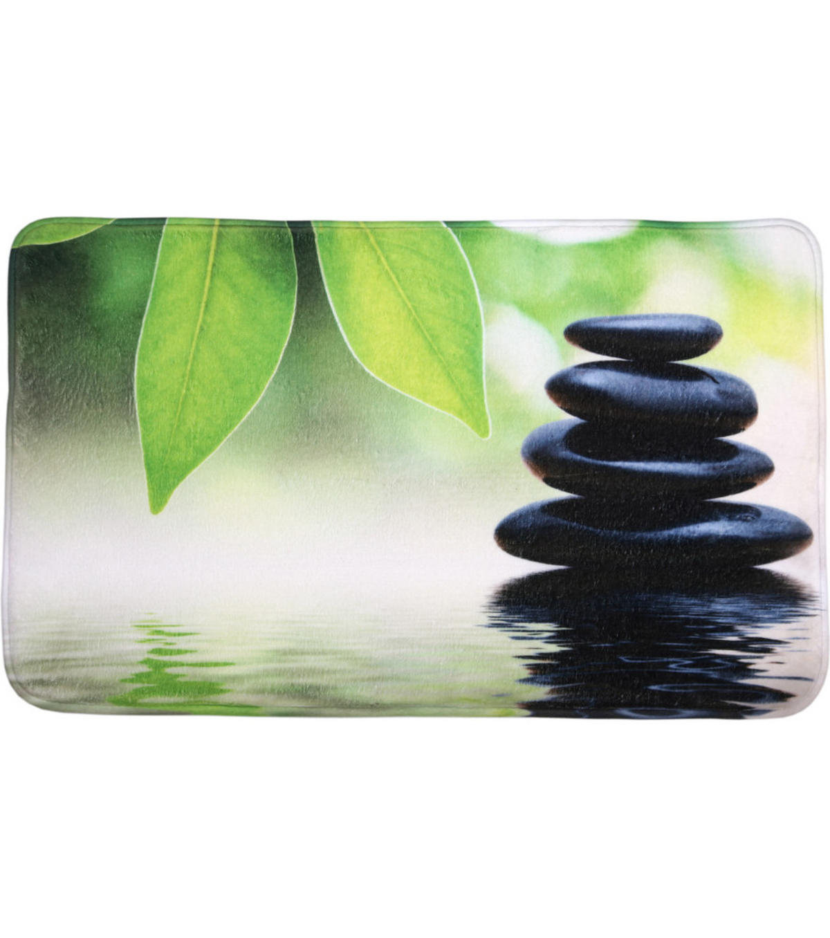 BADTEPPICH Harmony 70 x 110 cm - Grün, Textil (50/80cm) - Sanilo