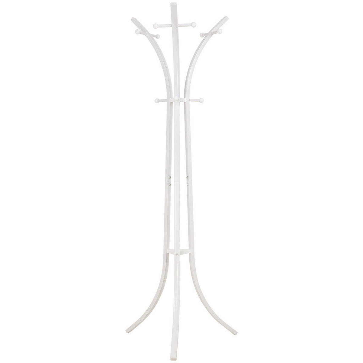 GARDEROBENSTÄNDER aus metall 177x63x51cm - Weiß, Metall (177/51/63cm) - Wanderlust