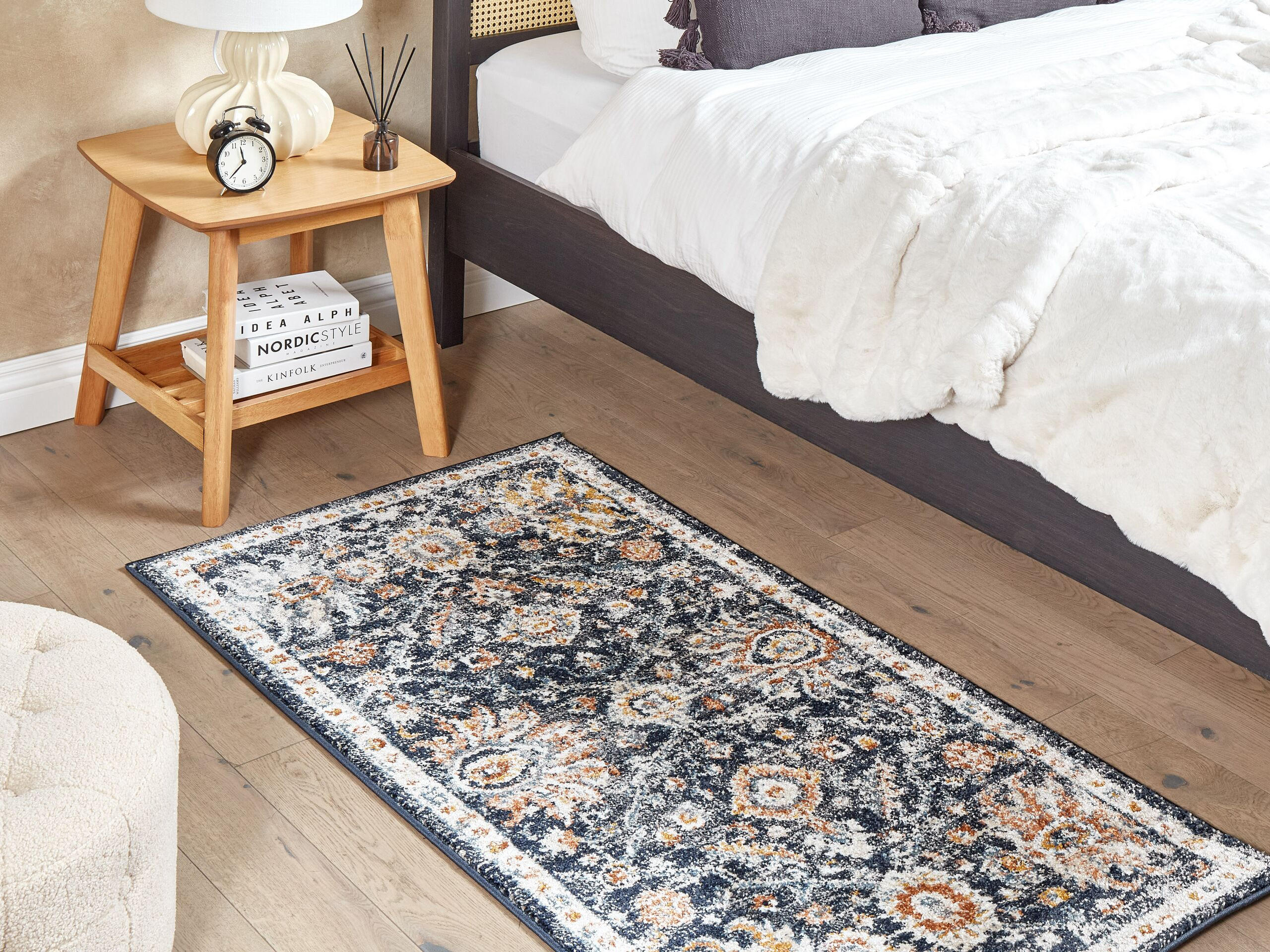 KURZFLOR-TEPPICH Malishka 150/80 cm - Blau, Kunststoff (80/150cm) - Beliani