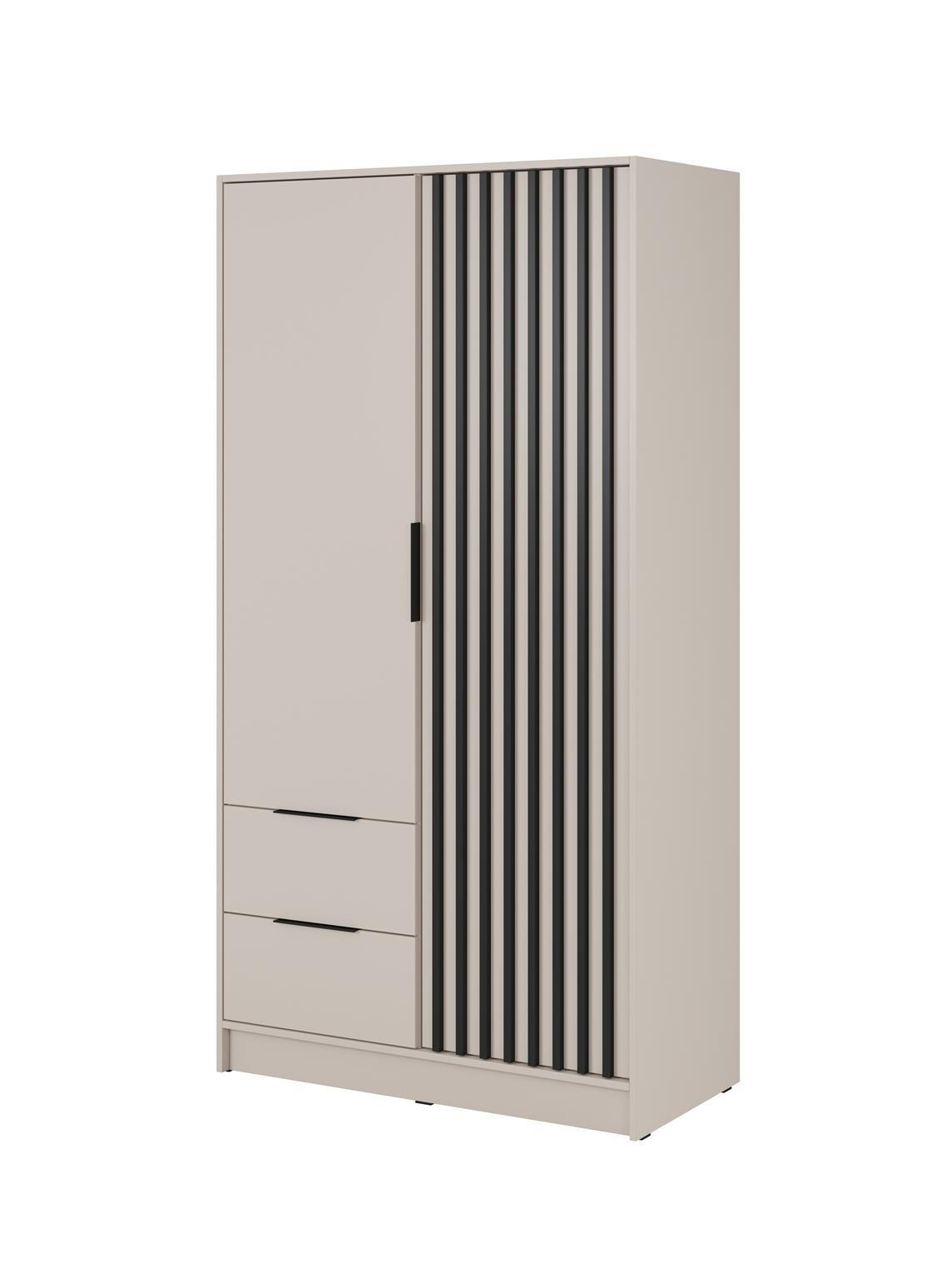 Bettso Kleiderschrank Kaschmir 105x200x51 cm