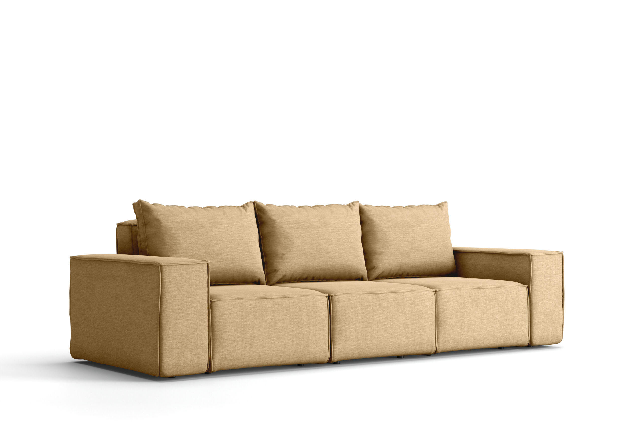 GARTENSOFA 3-Sitzer Für Den Garten SONNE Capucino - Cappuccino, Holz (245/73/88cm) - Kaiser Möbel
