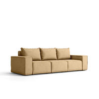 GARTENSOFA 3-Sitzer Für Den Garten SONNE Capucino - Cappuccino, Holz (245/73/88cm) - Kaiser Möbel