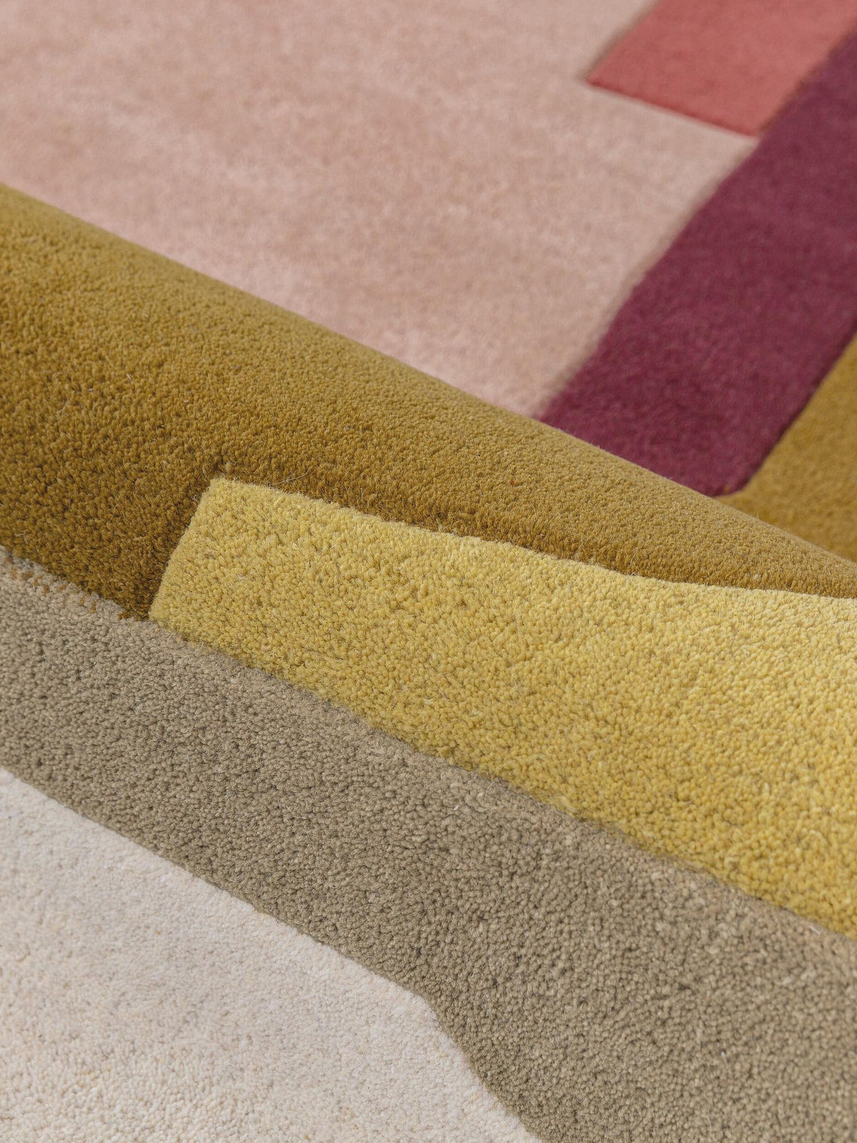 WOLLTEPPICH handgetuftet DIBBIN, Farbblöcke, Multi, 160 x 230 cm - Multicolor, Textil (160/230cm) - KADIMA DESIGN