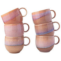 HENKELBECHER Perlemor Coral rosa 290 ml 6er Set - Rosa, Keramik (0.29L) - like.Villeroy & Boch