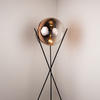STEHLAMPE Progress Dreibein Kupfer/Schwarz - Kupferfarben, Glas (40/40/160cm) - s.luce
