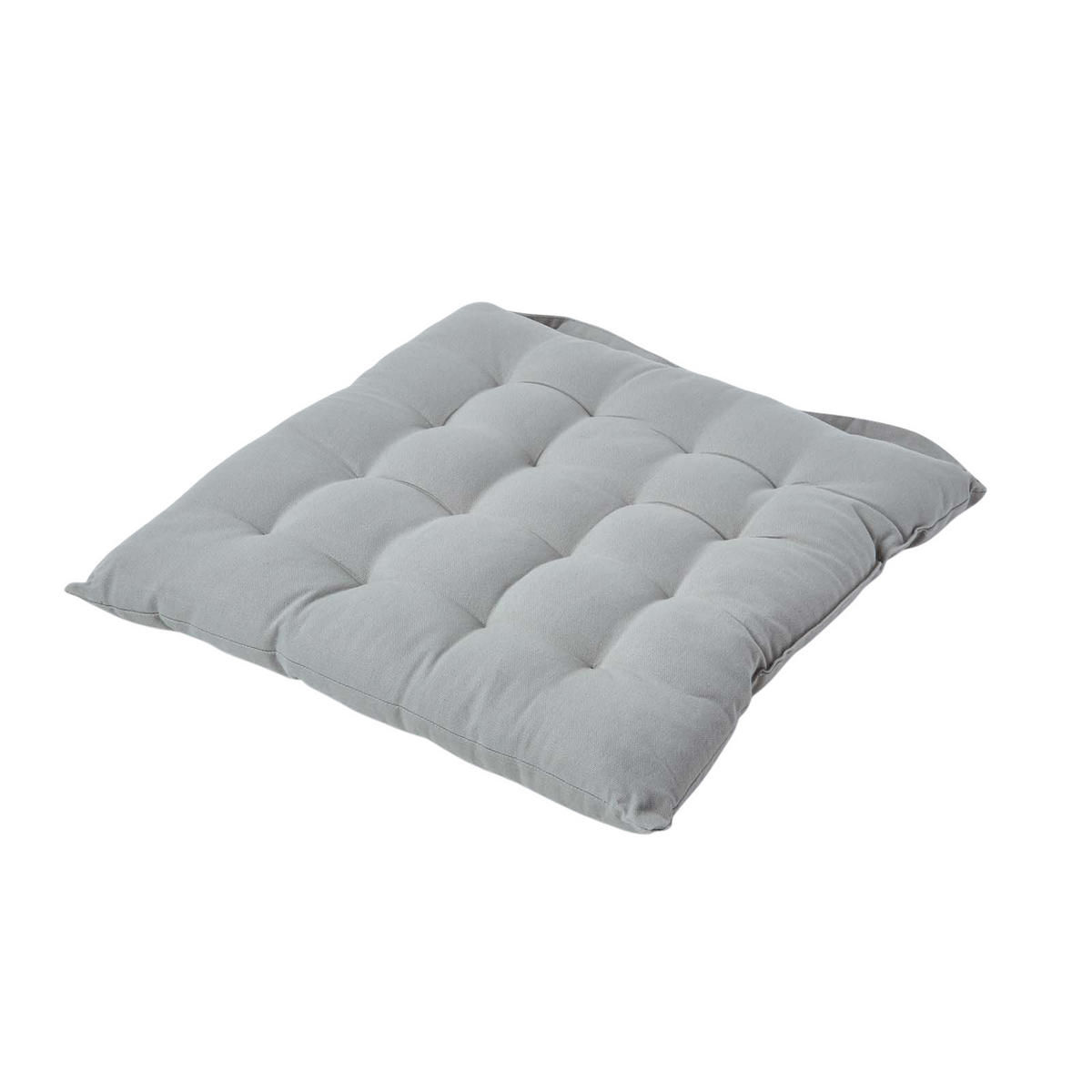 STUHLKISSEN grau 40/40/6,5 cm - Grau, Textil (40/40/6.5cm) - Homescapes