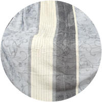 KUSCHELDECKE Flanell Soft 130x170 cm Hellgrau Ranke - Hellgrau, Textil (130/170cm)