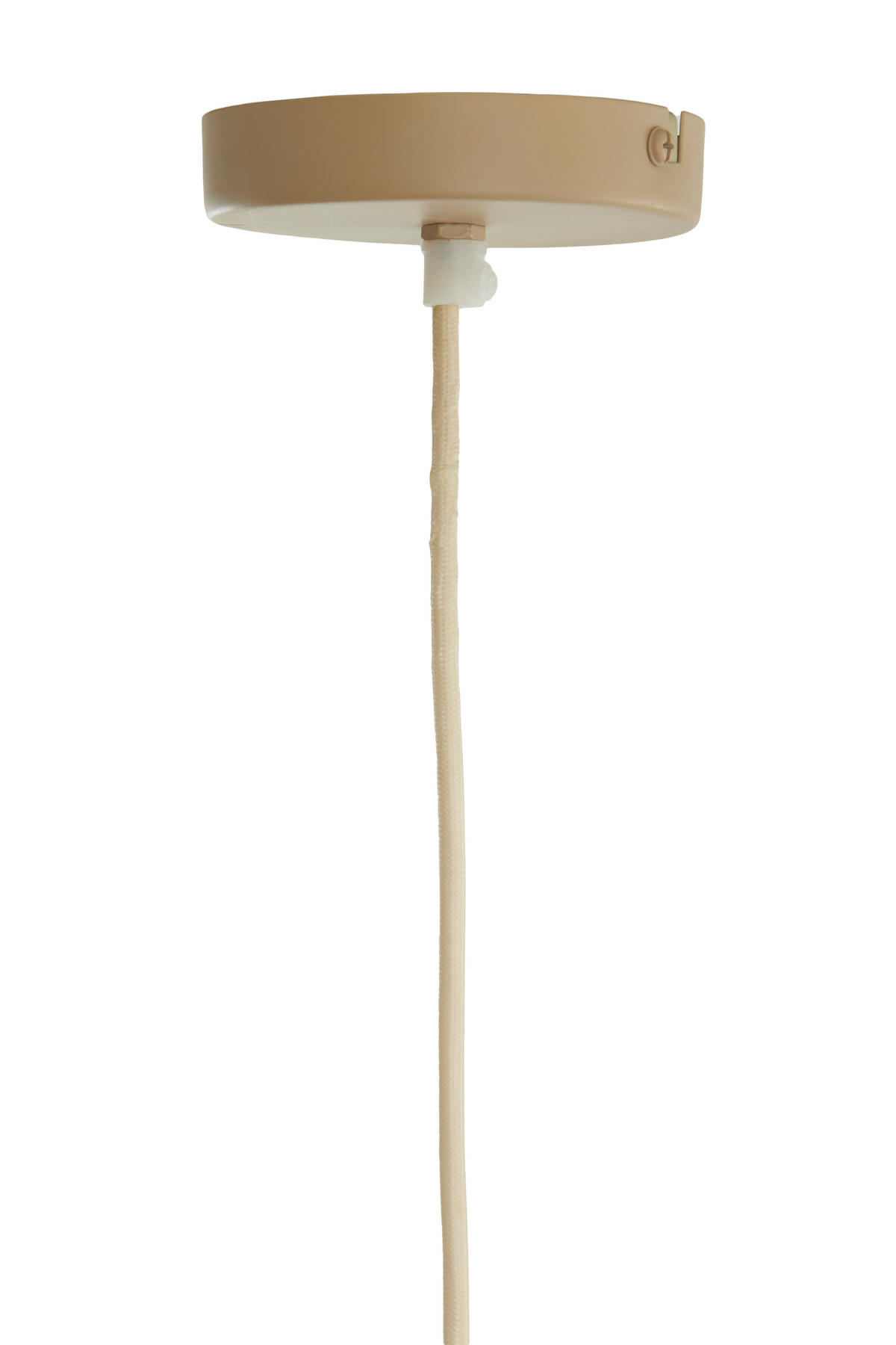 HÄNGELAMPE - Braun - 61/61/30 cm - Braun, Textil (61/61/30cm) - Light & Living