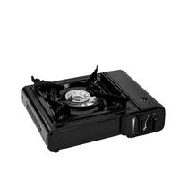 GASKOCHER für Camping SCHWARZ - Schwarz, Metall (34/28cm) - EISENHOFE MANUFAKTUR