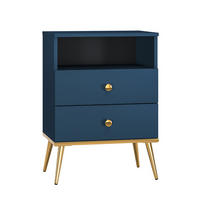 NOČNÍ STOLEK Thalia Modrá - modrá, kompozitní dřevo (50/70/34cm) - Petits-meubles