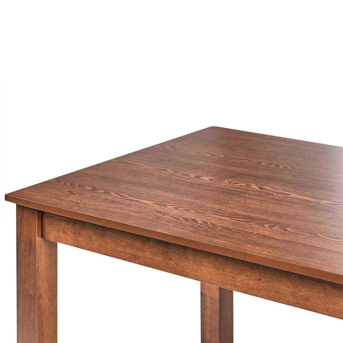 AUSZIEHBARER-ESSTISCH 160/240x90 cm Dunkler Holzfarbton Madura - Dunkelbraun, Holzwerkstoff (240/90/76cm) - Beliani