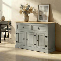 SIDEBOARD TEQUILA - Braun/Grau, Holz (133/85/44cm) - IDIMEX