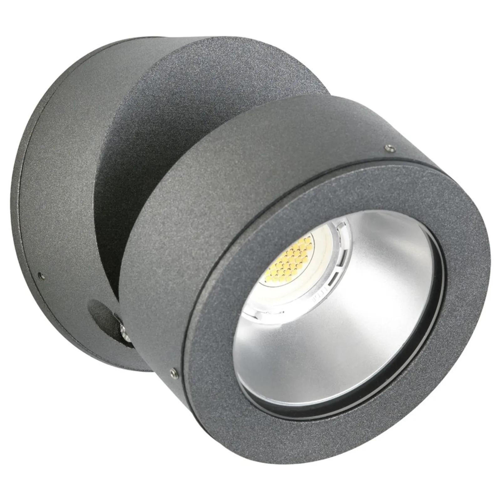 AUSSENSTRAHLER Anthrazit - Anthrazit, Metall (6/6/11cm) - click-licht