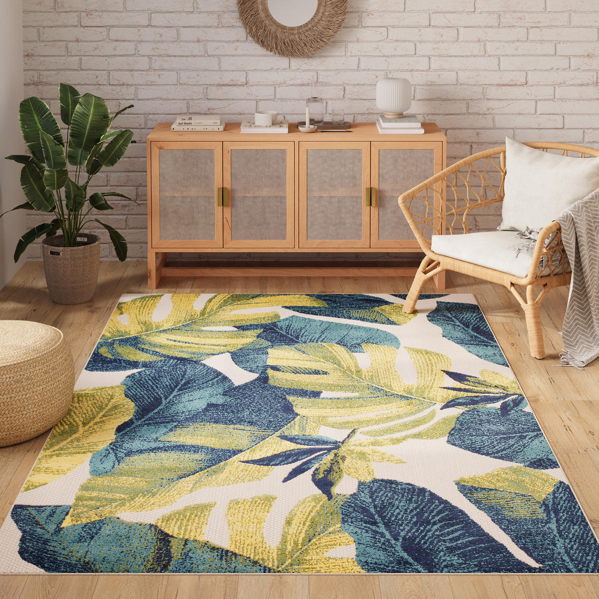 TEPPICH PATIO Creme 200/300 cm - Gelb, Kunststoff (200/300cm) - Tapiso