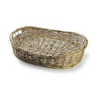 SERVIERTABLETT Gustav beige 53/39/10 cm Weide - Braun, Naturmaterialien (10cm) - Mondex