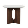 COUCHTISCH, dunkles Holzeffekt - Braun, Holz (50/50/40cm) - Oviala