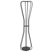 GARDEROBENSTÄNDER Metall schwarz 165 cm Ordway - Schwarz, Metall (42/165/42cm) - Beliani