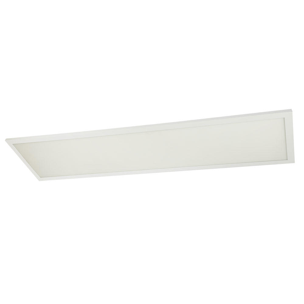 LED AUFBAU PANEL Weiß Aluminium - Weiß, Metall (120/30/5.5cm) - Globo Lighting