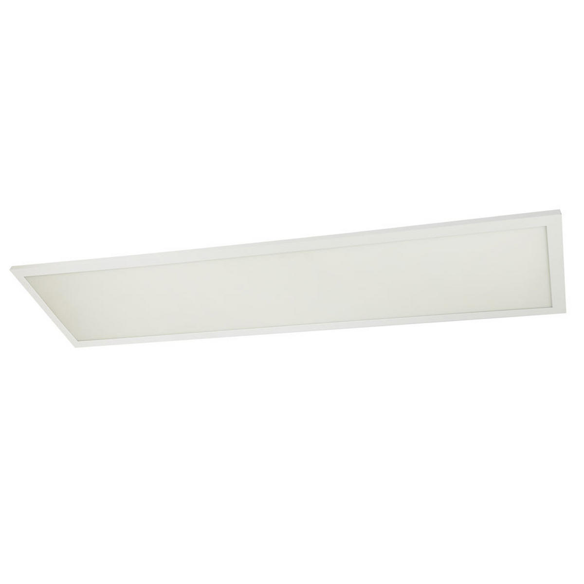 LED AUFBAU PANEL Weiß Aluminium - Weiß, Metall (120/30/5.5cm) - Globo Lighting