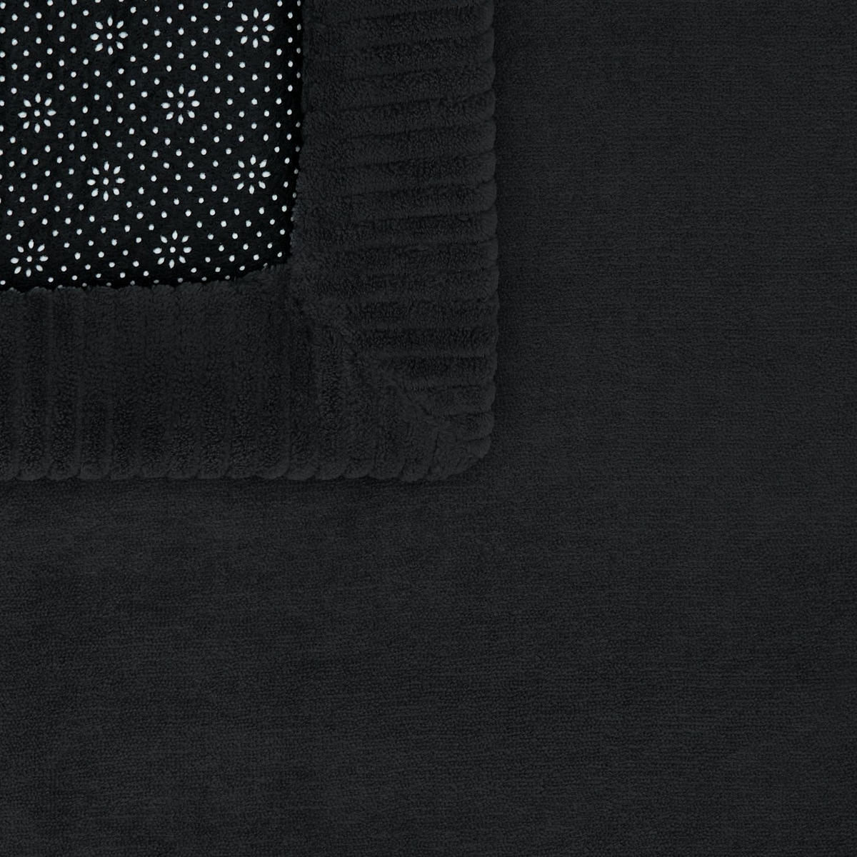 KINDERTEPPICH Schwarz Ø 120 cm - Schwarz, Kunststoff (120/120cm) - TT Home