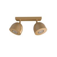 DECKENLEUCHTE Campanella X2 - Goldfarben, Metall (6.5/27/18cm) - Lumicom