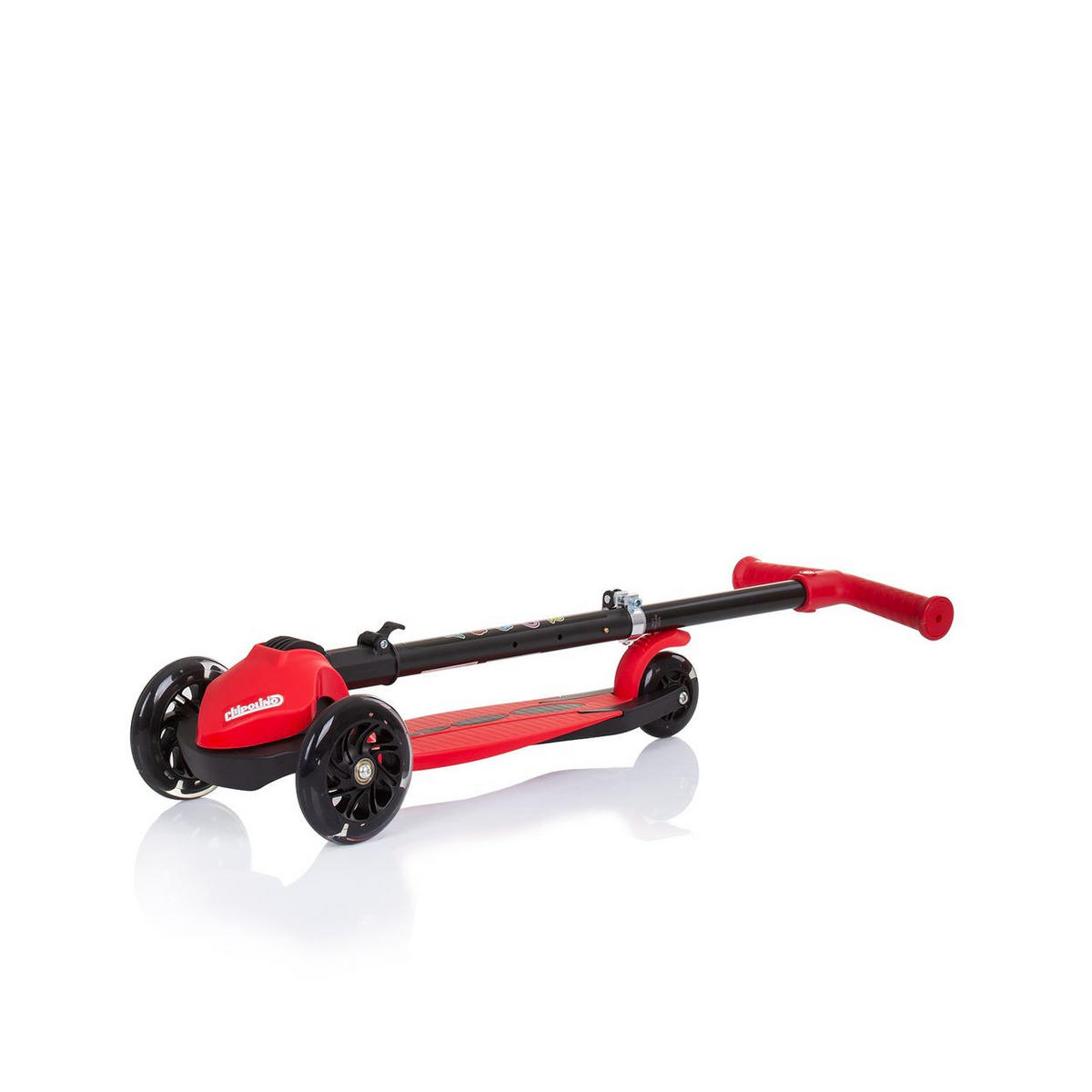 KINDERROLLER Robby rot Lenker höhenverstellbar klappbar Bremse - Rot, Metall (60/30/70cm) - Chipolino