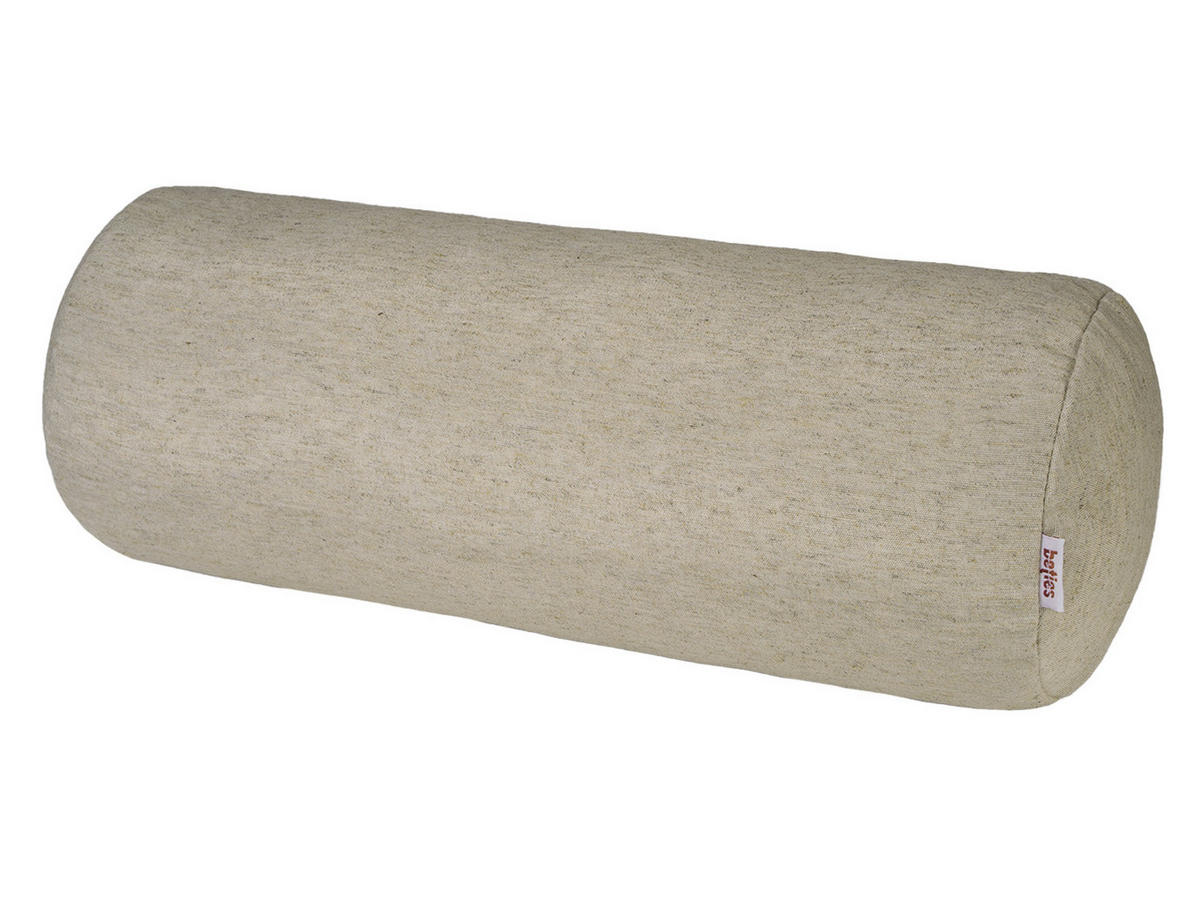 NACKENROLLENHÜLLE Wunschton melange-beige 15/40 cm - Beige, Textil (15/40cm) - beties Heimtextil
