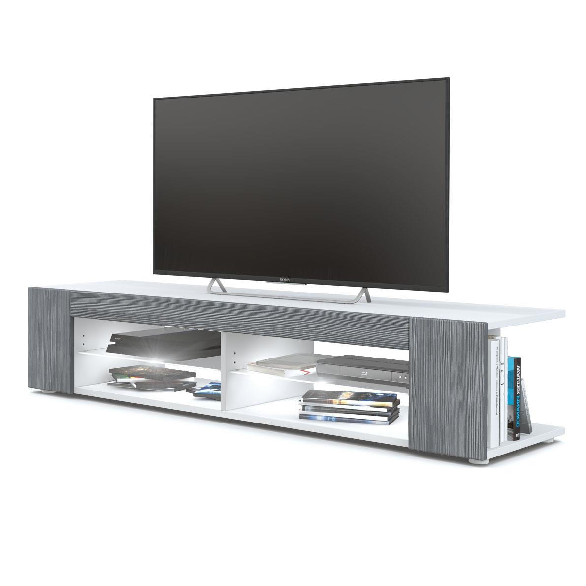 Vladon Lowboard Anthrazit 134.5x30.5x38.5 cm