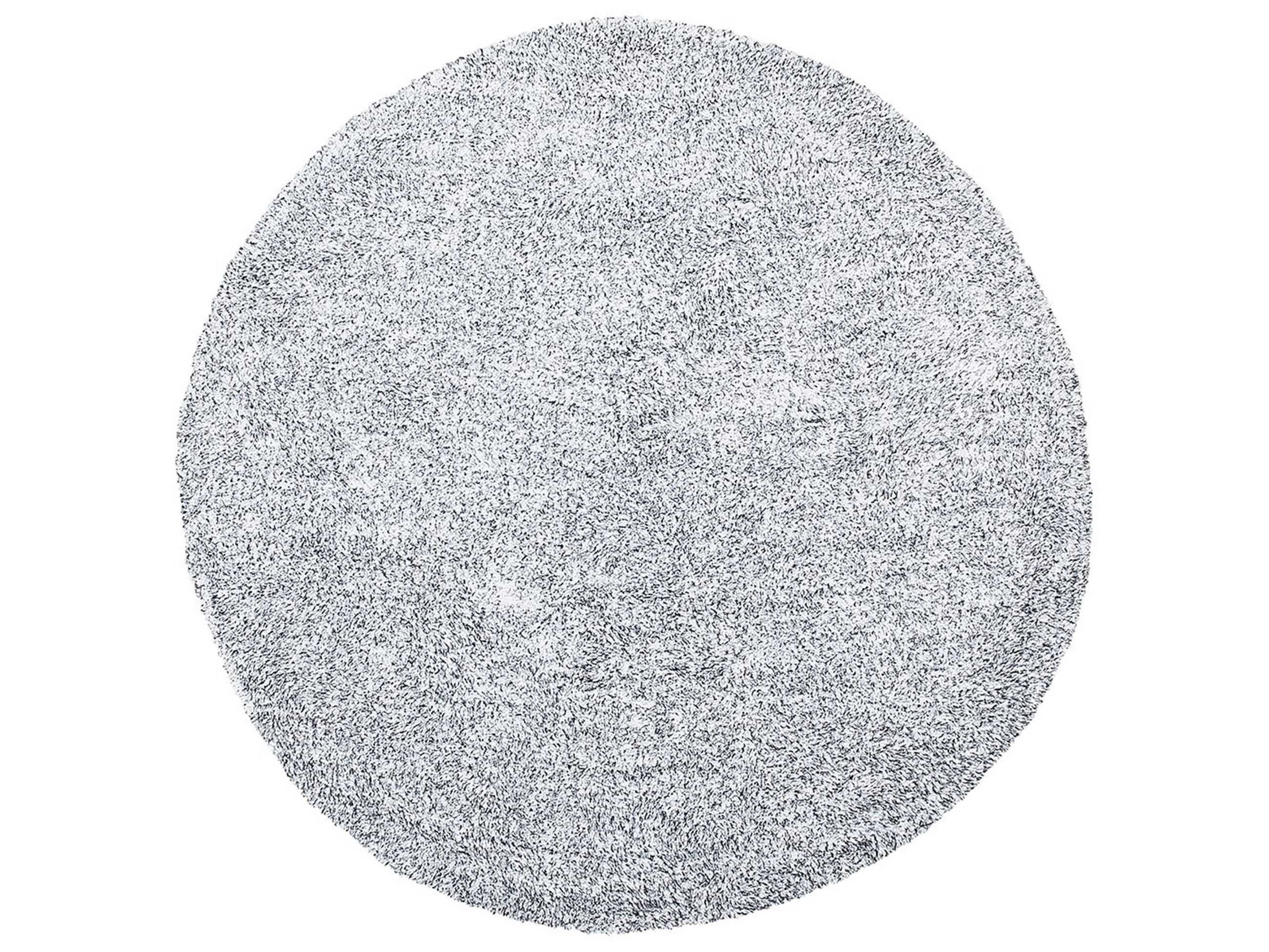 SHAGGY-TEPPICH Demre 140/140 cm - Schwarz, Kunststoff (140/140cm) - Beliani