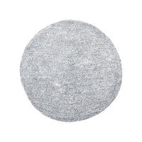 SHAGGY-TEPPICH Demre 140/140 cm - Schwarz, Kunststoff (140/140cm) - Beliani