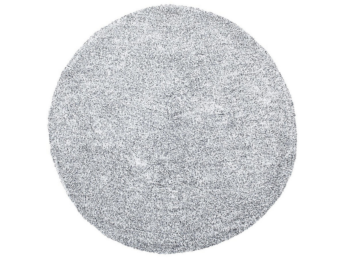 SHAGGY-TEPPICH Demre 140/140 cm - Schwarz, Kunststoff (140/140cm) - Beliani