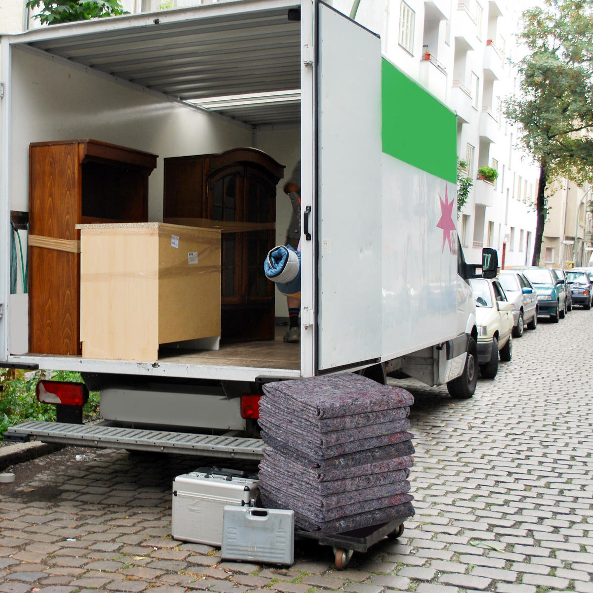 4XUMZUGSDECKE - Grau, Kunststoff/Textil - Relaxdays