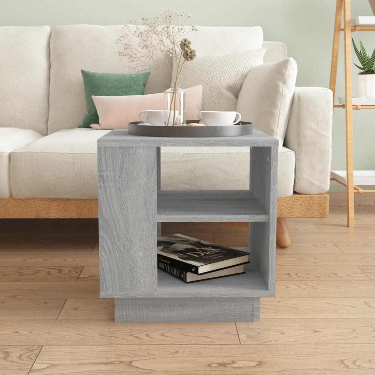 COUCHTISCH Grau Sonoma 40x40x43 cm Holzwerkstoff - Grau, Holzwerkstoff (40/40/43cm) - furnicato