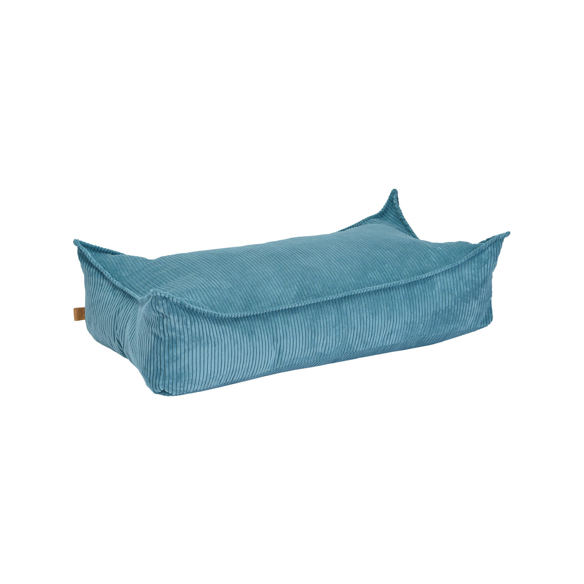 SITZPOUF für Kinder, Rechteckig, Aesthetic, Türkis - Türkis, Textil (120/35/60cm) - MeowBaby