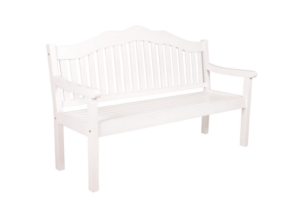 GARTENBANK Espoo 3-Sitzer Terrassenbank - Grau, Holz (160/103/64cm) - DELUKE