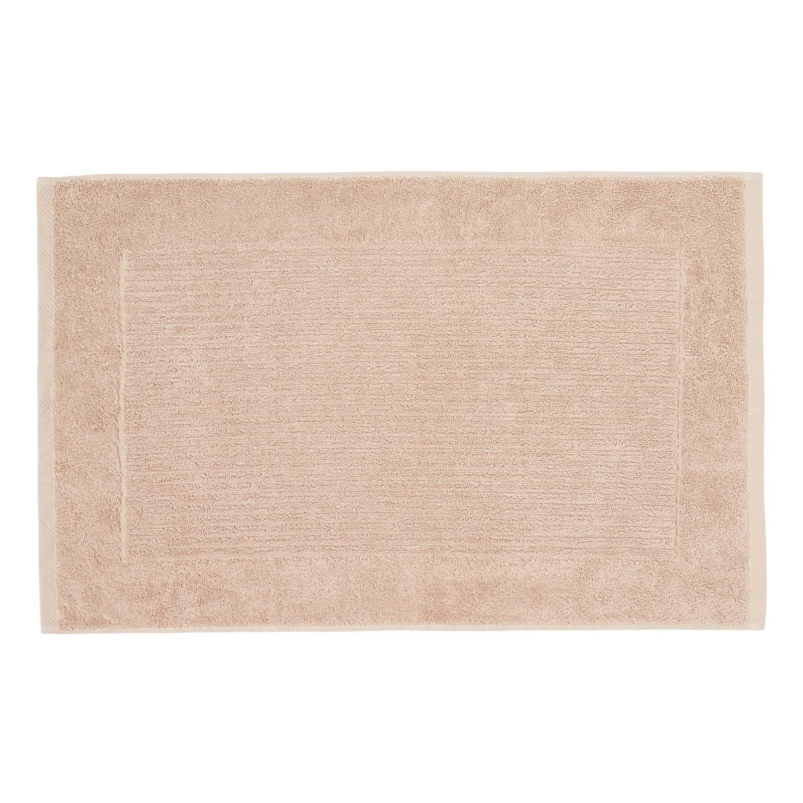 BADEMATTE Imperial 50/80 cm, Baumwolle - Beige, Textil (50/80cm) - Homescapes