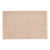 BADEMATTE Imperial 50/80 cm, Baumwolle - Beige, Textil (50/80cm) - Homescapes