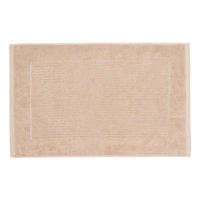 BADEMATTE Imperial 50/80 cm, Baumwolle - Beige, Textil (50/80cm) - Homescapes