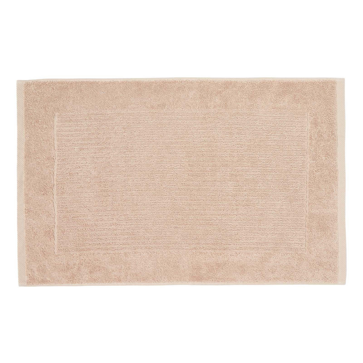BADEMATTE Imperial 50/80 cm, Baumwolle - Beige, Textil (50/80cm) - Homescapes